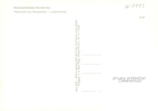 Norderney Nordseebad Fliegeraufnahme – Bild 2