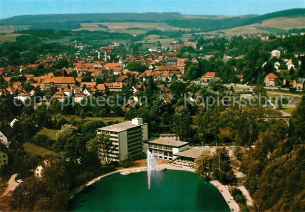 Bad Gandersheim Fliegeraufnahme Seekurheim Seeterrasse
