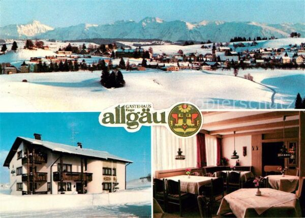 Scheidegg Allgaeu Gästehaus Rieger Allgäu Winter