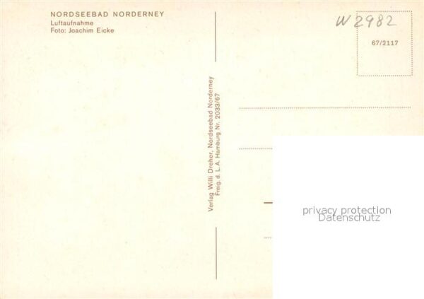 Norderney Nordseebad Fliegeraufnahme – Bild 2