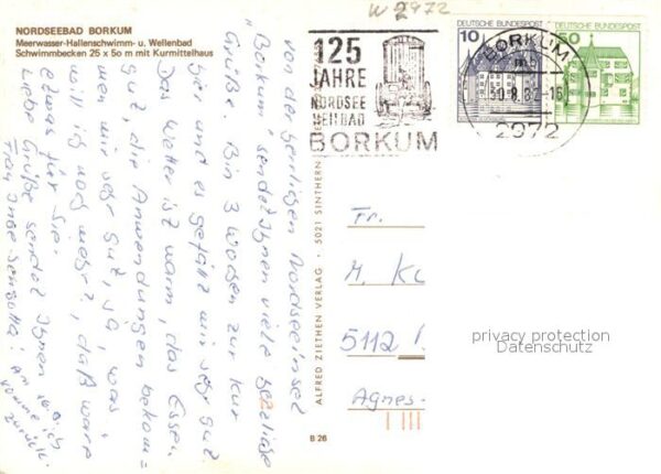 Borkum Meerwasser Schwimmbad Leuchtturm – Bild 2