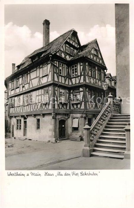 Wertheim Main Haus Zu den vier Gekrönten