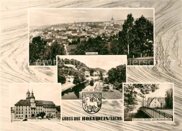 Rosswein Talbad Rathaus Dresdener Straße Muldenb