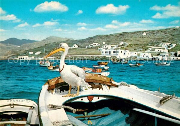 Mykonos Hafen Pelikan Petro