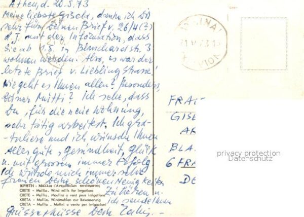 Kreta Crete Windmühlen Bewässerung – Bild 2