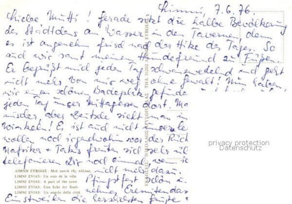 Griechenland Greece Limni Evias Kirche – Bild 2