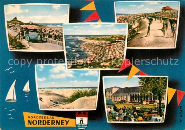 Norderney Nordseebad Strandpromenade Dünen