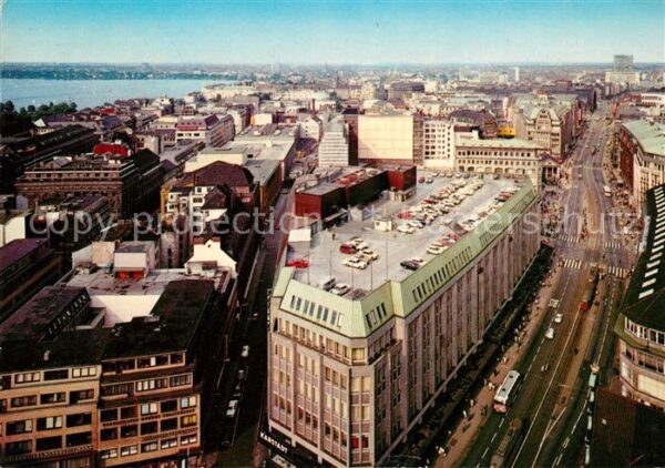 Hamburg City Mönckebergstraße Binnenalster