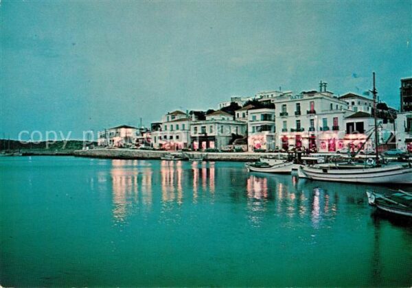 Kreta Crete Aghios Nicolaos Panorama Hafen Abend