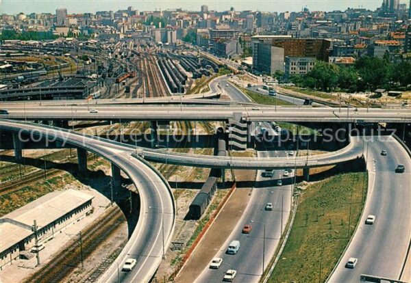 Beograd Belgrad Fliegeraufnahme Hochstrassen Autobahn