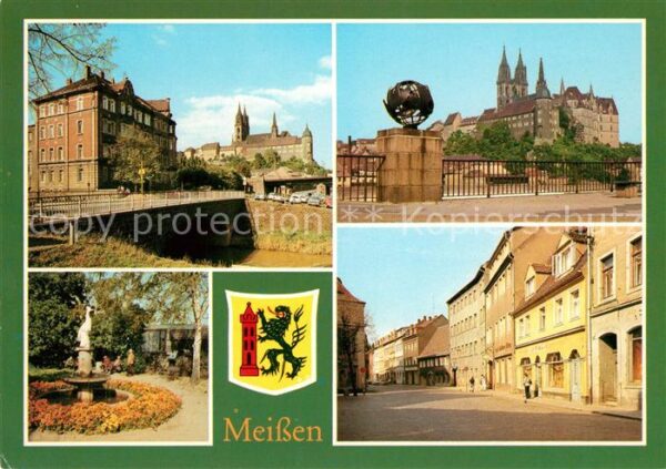 Meissen Elbe Sachsen Dom Albrechtsburg Kändlerbrunnen Leipzi