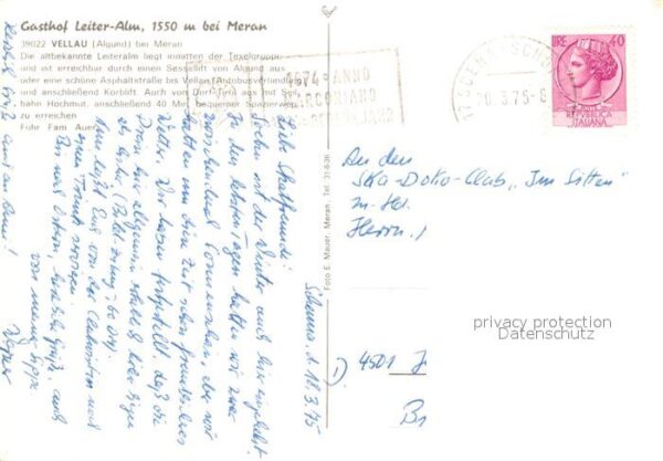 Vellau Gasthaus Leiter-Alm bei Meran – Bild 2