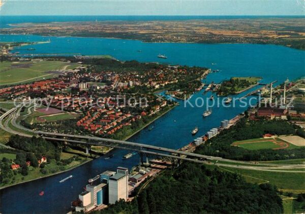 Holtenau Kiel Fliegeraufnahme Hochbrücken und Schleus