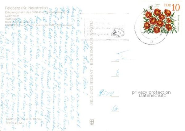 Feldberg Mecklenburg Luzinhall Rathaus Erholungsheime – Bild 2