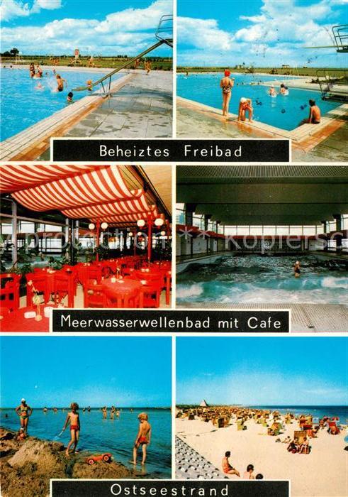 Damp Freibad Strand Meerwasserwellenbad mit