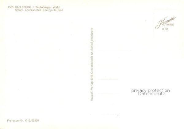 Bad Iburg Fliegeraufnahme Kneipp-Heilbad – Bild 2