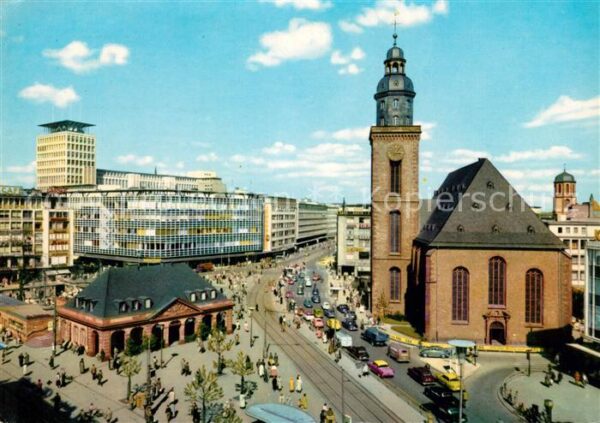 Frankfurt Main Rossmarkt und Hauptwache