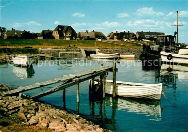 Hallig Oland Hafen