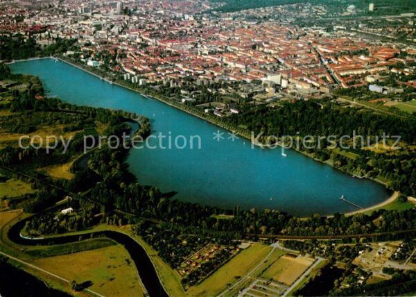 Hannover Fliegeraufnahme Maschsee