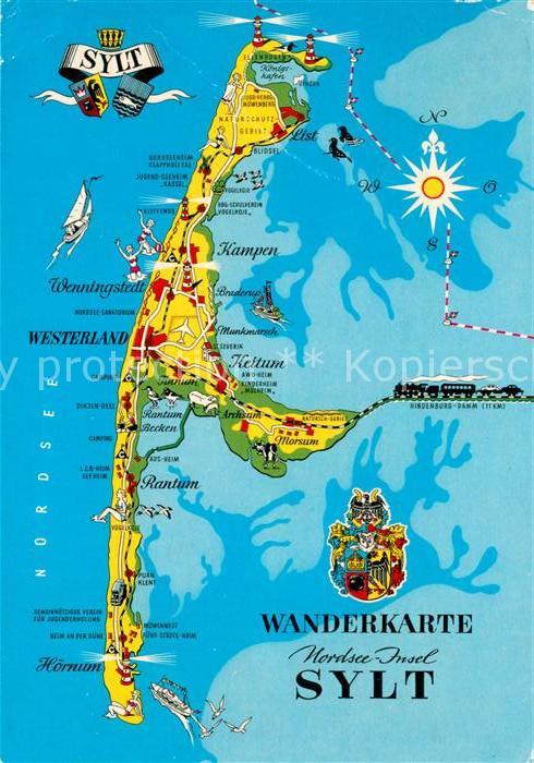 Sylt Lageplan