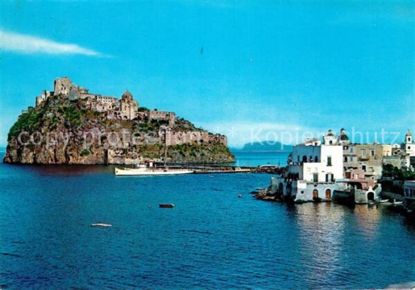 Ischia Fliegeraufnahme Castello Aragonese