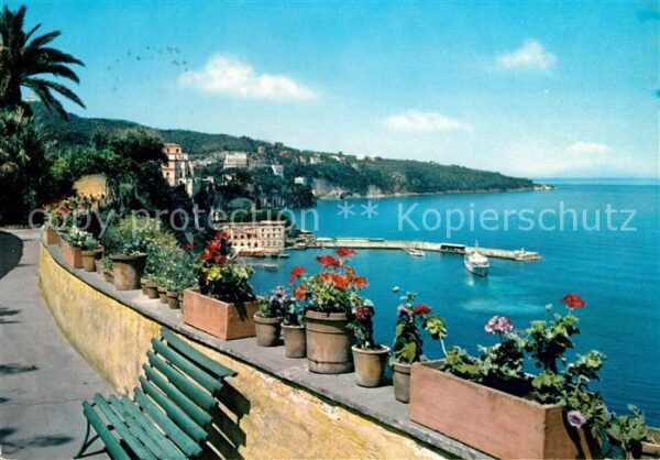 Sorrento Campania Panorama und Spitze des Kaps