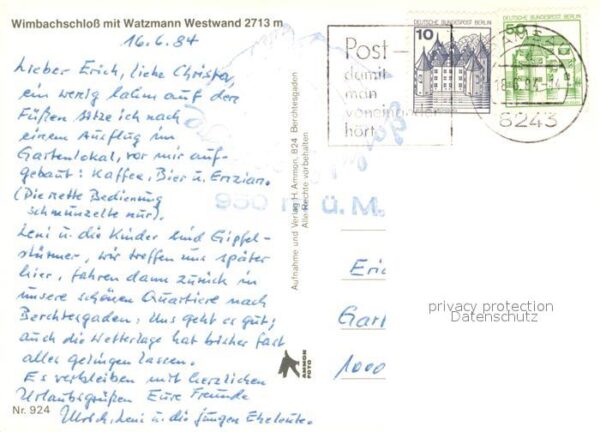 Watzmann Wimbachschloss Westwand – Bild 2