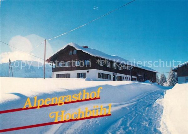 Steibis Alpengasthof Hochbühl Winter