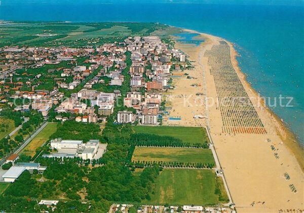 Lido di Bibione Fliegeraufnahme Strand