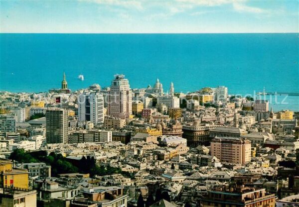 Genova Genua Liguria Panorama da Castelletto