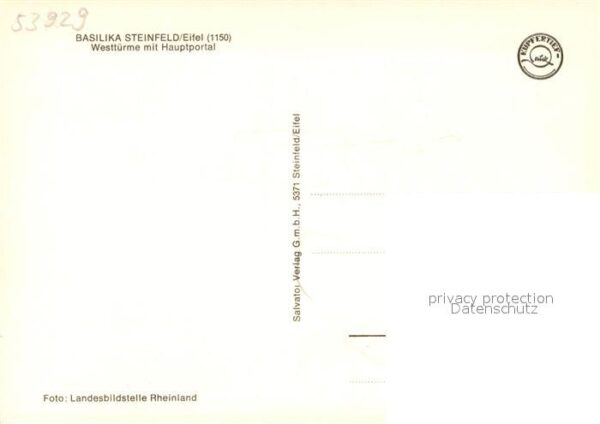 Steinfeld Kall Basilika Steinfeld Westtürme – Bild 2