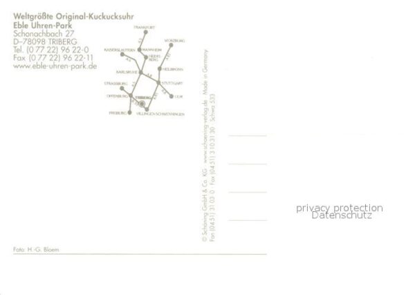 Schonachbach Weltgrösste Original Kuckucksuhr – Bild 2