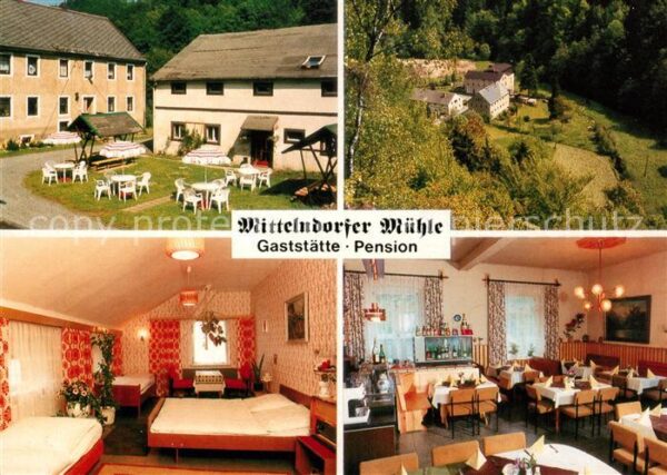Bad Schandau Mittelndorfer Mühle Gaststätte Pension
