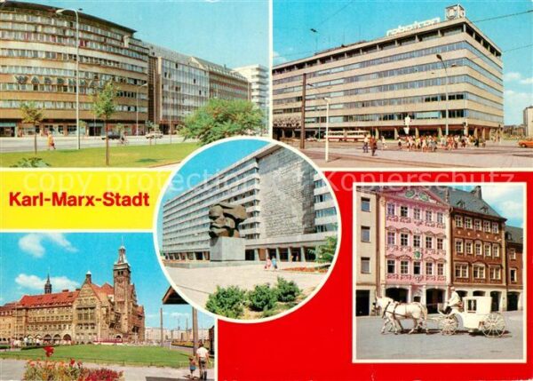 Karl-Marx-Stadt Centrum Warenhaus Ernst Thälmann Straße