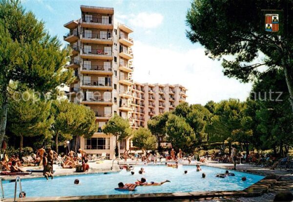 Barcelona Cataluna Hotelanlagen Schwimmbad