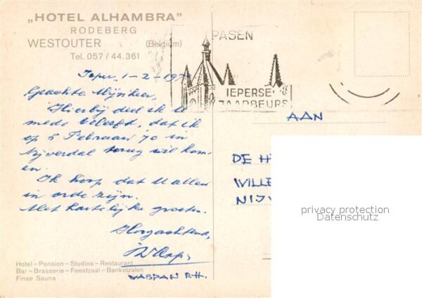 Westouter Hotel Alhambra – Bild 2