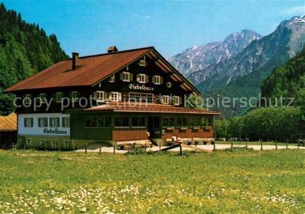 Hinterstein Bad Hindelang Berggasthaus Giebelhaus Rauhhorn