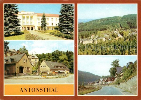 Antonsthal Erzgebirge Kneippsanatorium Post Kaufhalle Talstra