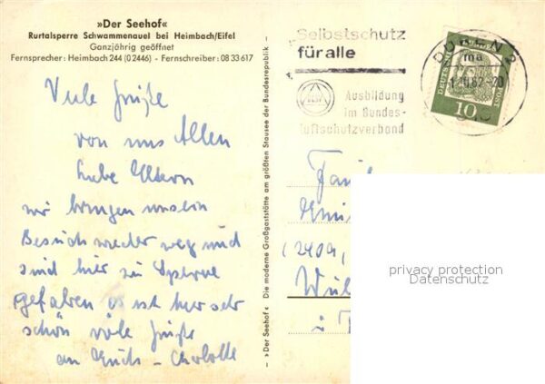 Heimbach Eifel Seeehof Rurtalsperre Schwammenauel – Bild 2