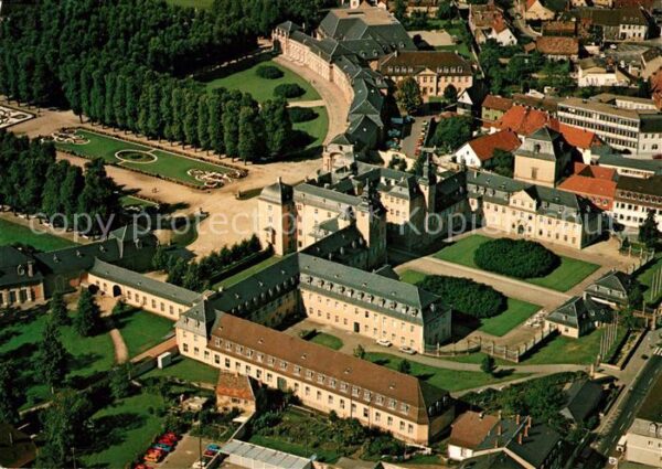 Schwetzingen Schloss Fliegeraufnahme
