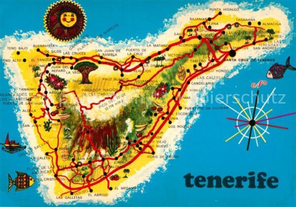 Tenerife Landkarte