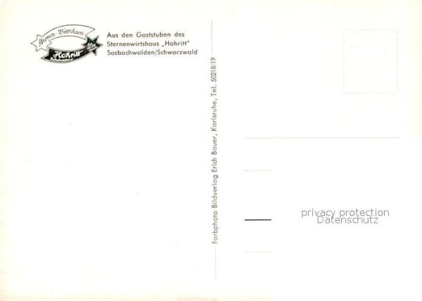 Sasbachwalden Wirtshaus Hohritt – Bild 2