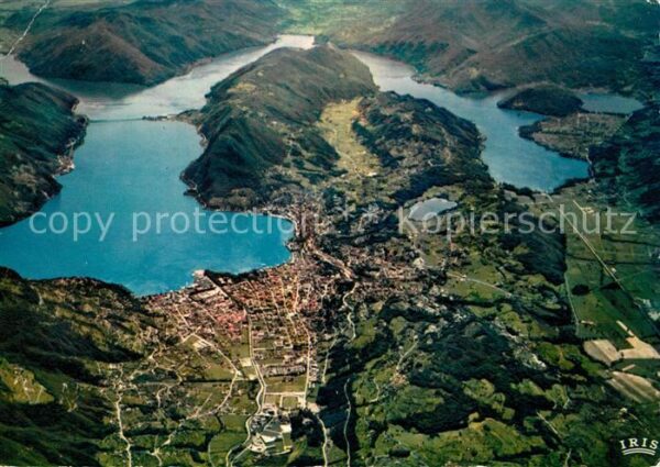 Lago di Lugano TI Fliegeraufnahme
