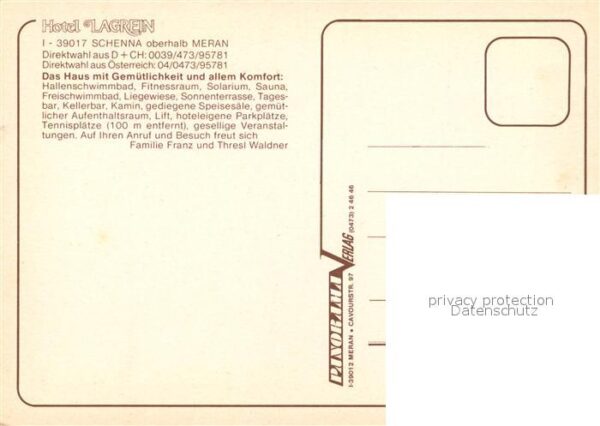 Schenna Meran Hotel Lagrein – Bild 2