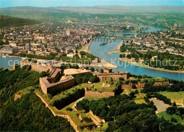 Koblenz Rhein Festung Ehrenbreitstein Deutsches Eck F