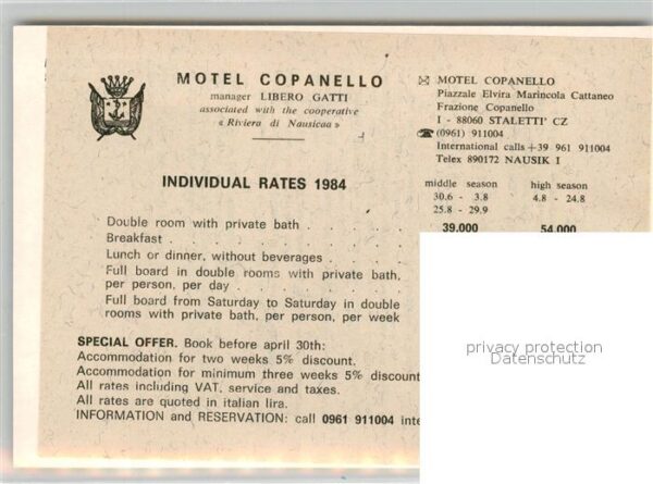 Copanello Motel Copanello – Bild 2