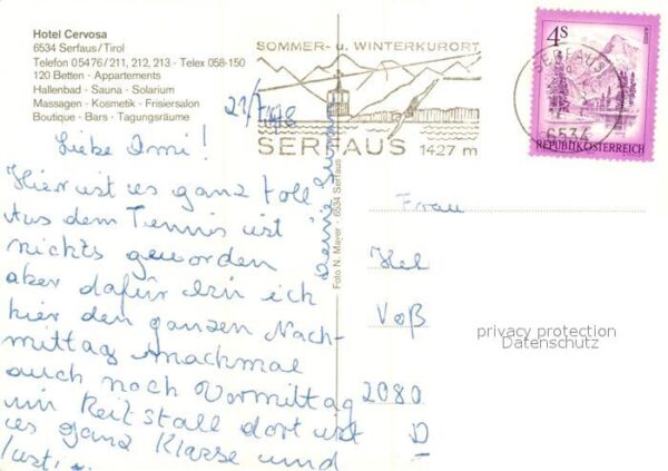 Serfaus Tirol Hotel Cervosa – Bild 2