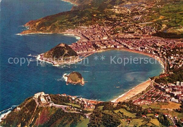 San Sebastian  Pais Vasco ES Fliegeraufnahme