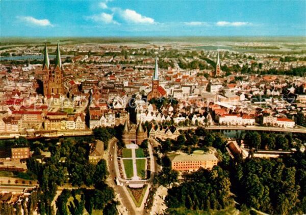 Luebeck Fliegeraufnahme
