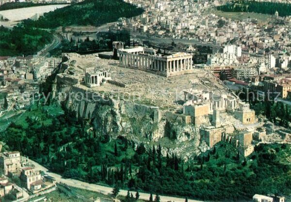 Athen Griechenland Fliegeraufnahme Akropolis
